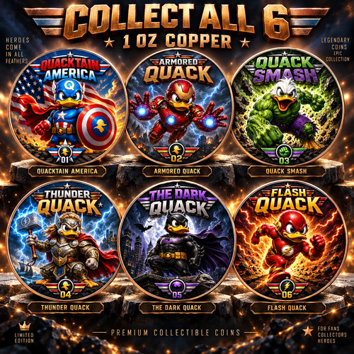 Quack force ducks - ducks, 6pc