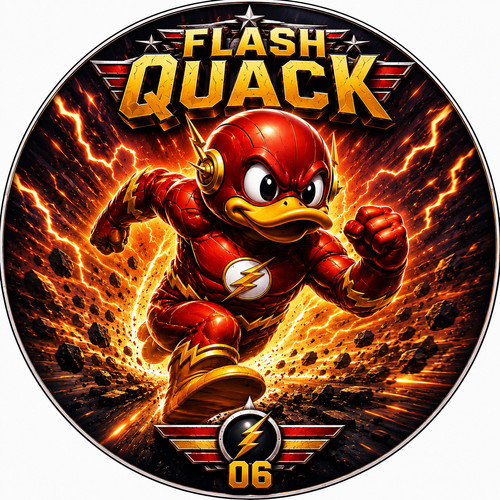 Flash quack duck copper - duck,