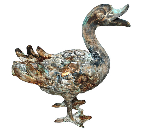 Metal bronze cackling - bronze,